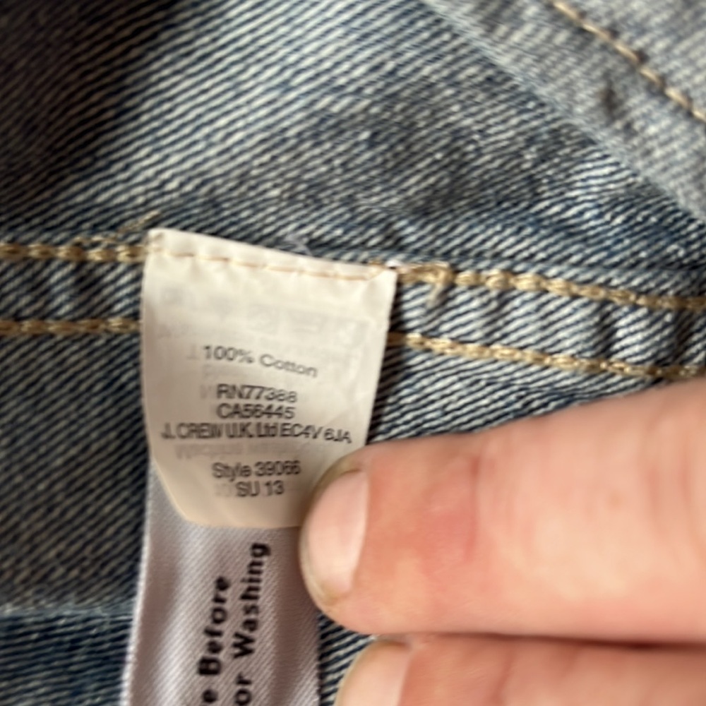Women’s Madewell jean jacket size extra small - Picture 4 of 6